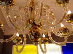  Venini Large beautiful Venini Murano chandelier - 909312