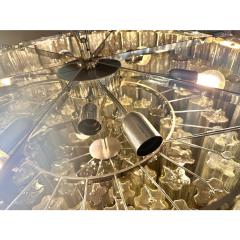  Venini Luxury Huge Champagne E Fum Tronchi Murano Glass Chandelier in Venini Style - 4460515
