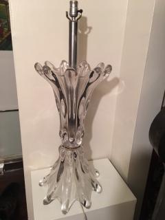  Venini MONUMENTALMODERN CLEAR MURANO GLASS LAMP BY VENINI - 803598