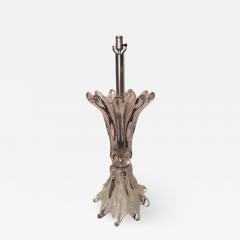  Venini MONUMENTALMODERN CLEAR MURANO GLASS LAMP BY VENINI - 806403