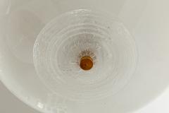  Venini Mid Century Italian Murano Icy Ceiling Fixture Attributed To Venini - 4587003