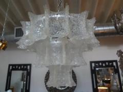  Venini Mid Century Modern Venini Attributed Murano Chandelier - 3938489