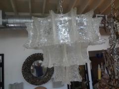  Venini Mid Century Modern Venini Attributed Murano Chandelier - 3938494