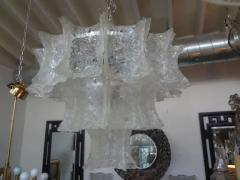  Venini Mid Century Modern Venini Attributed Murano Chandelier - 3938495