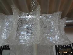  Venini Mid Century Modern Venini Attributed Murano Chandelier - 3938545