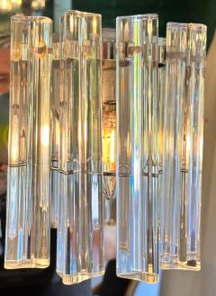  Venini Mid Century Venini Italian Crystal Sconces a Pair - 2951360