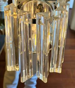  Venini Mid Century Venini Italian Crystal Sconces a Pair - 2951362