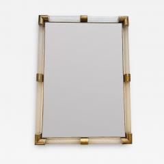  Venini Monumental Italian Venetian Torciglione Torchon Murano Glass Wall Mirror - 4719039