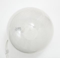 Venini Murano Glass Swirl Table Lamp - 2057410