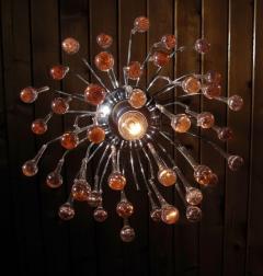  Venini Murano Venini Teardrop Glass Chandelier 1960s - 3276949