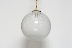  Venini Murano glass ceiling pendant in Zanfirico glass Italy 1960s - 3014909