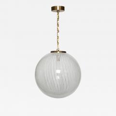  Venini Murano glass ceiling pendant in Zanfirico glass Italy 1960s - 3025047