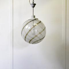  Venini Murano glass pendant Venice 1950s att Venini  - 4212130