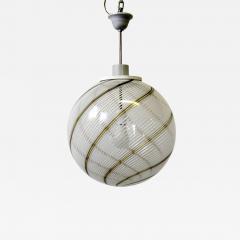  Venini Murano glass pendant Venice 1950s att Venini  - 4213955