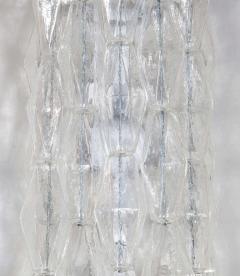  Venini Pair of Handblown Murano Glass Translucent Polyhedral Sconces - 1579486
