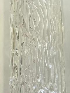  Venini Pair of Large Italian Mid century Murano Glass Bambu Wall Sconces by Venini - 3554821