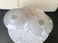  Venini Pair of Mushroom Murano Glass Lamps Italy 1970s - 1980443