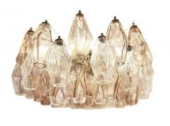  Venini Pair of Venini Poliedri Chandeliers Italy 1960s - 3183017