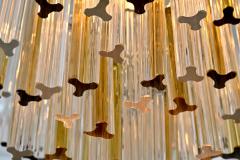 Venini Pair of Venini Trilobo chandeliers Italy c1960 - 3352070