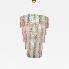  Venini Pink Murano Listello Ceiling Lamp - 4226945