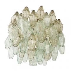  Venini Small Venini Poliedri Murano Glass Chandelier - 2113642