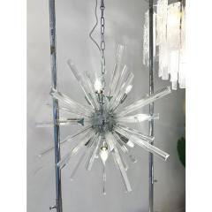  Venini Sputnik Triedro Murano Glass Chandelier in Venini Style - 4303414