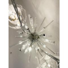  Venini Sputnik Triedro Murano Glass Chandelier in Venini Style - 4303419