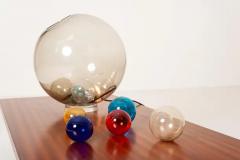  Venini Studio Venini Spherical Table Lamp Model Pallotta Murano 1970s - 3469013