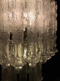  Venini Superb Italian Murano Chandelier Venini Style 1960s - 665851