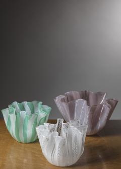  Venini Two Fazzoletto Vases by Venini - 4725271