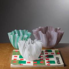  Venini Two Fazzoletto Vases by Venini - 4725275