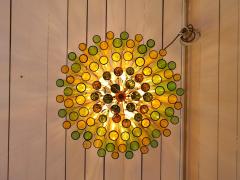  Venini Venini Chandelier Murano Glass Mid Century Modern Italy 1960 - 4750568