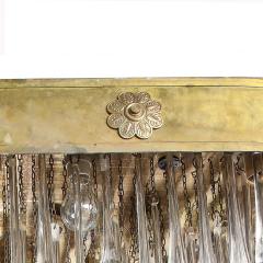  Venini Venini Exceptional Glass Teardrop Chandelier 1950s - 2694467
