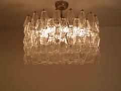  Venini Venini Murano Poliedri chandelier by Carlo Scarpa c1960 - 4512341