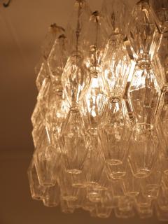  Venini Venini Murano Poliedri chandelier by Carlo Scarpa c1960 - 4512346