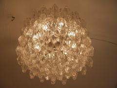  Venini Venini Murano Poliedri chandelier by Carlo Scarpa c1960 - 4512347