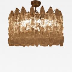  Venini Venini Murano Poliedri chandelier by Carlo Scarpa c1960 - 4512429