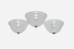  Venini Venini Murano glass flush mount ceiling light Italy 1960s - 4009746