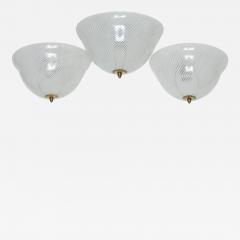  Venini Venini Murano glass flush mount ceiling light Italy 1960s - 4010657