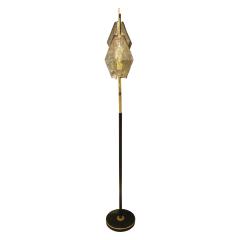  Venini Venini Poliedri Floor Lamp with Artisan Glass Shades 1958 - 1059634