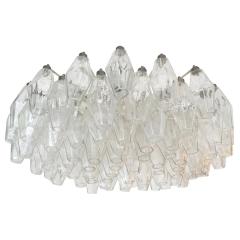  Venini Venini Polyhedral Chandelier Italy 1960s - 610630