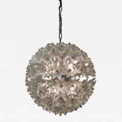  Venini Venini attribution Mid Century Murano Glass Flower Ball Sputnik Chandelier - 239899