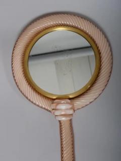  Venini Venini hand mirror twisted glass c1930 - 3553517