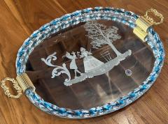  Venini Vintage Italian Murano Tray by Venini 1940 - 3430488