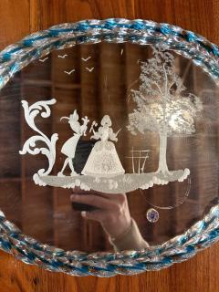  Venini Vintage Italian Murano Tray by Venini 1940 - 3430489
