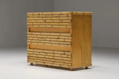  Venturini Bamboo Venturini Chest of Drawers Hollywood Regency 1970s - 3661578