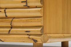  Venturini Bamboo Venturini Chest of Drawers Hollywood Regency 1970s - 3661656