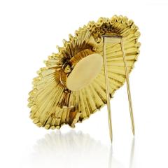  Verdura VERDURA 1960S 18K YELLOW GOLD WATCH BROOCH - 1735290