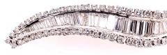  Verdura Verdura Baguette and Round Diamonds Brooch Pin 10 Carat TDW - 2695865