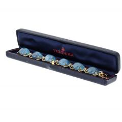  Verdura Verdura Pebble 18K Yellow Gold Aquamarine And Diamond Bracelet - 4593394